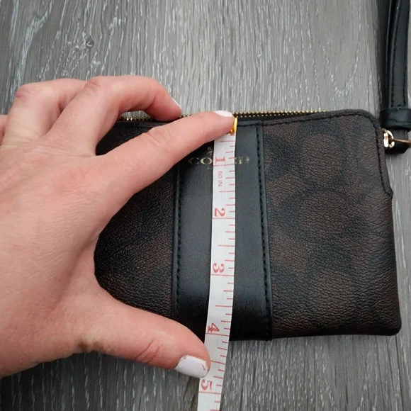 Coach Black and Brown Wristlet - Picture 9 of 9